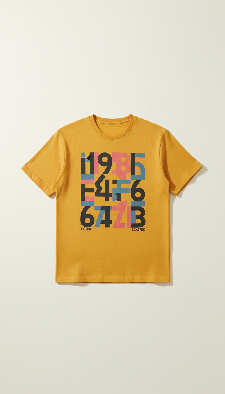 Sunburst Gold Screen-Print Tee