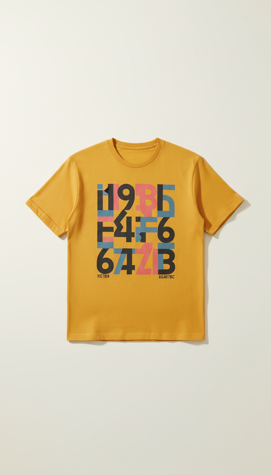 Sunburst Gold Screen-Print Tee