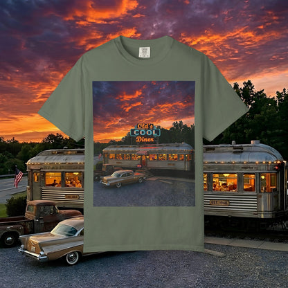 Old's Cool Diner at Sunset