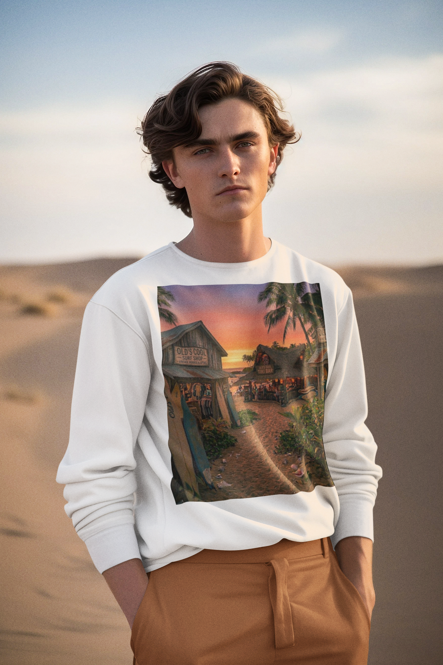 OC - Tiki Surf Shop and Bar - Sweatshirt