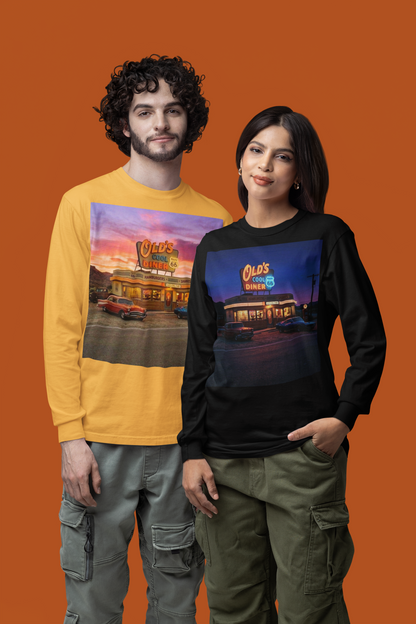 OC - Route 66 Diner Night - Long Sleeve Tee